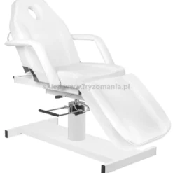 Activ A-210 D Fotel kosmetyczny hydrauliczny biały z kołyską