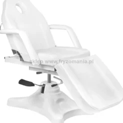Activ A 234D Fotel kosmetyczny z kołyską, hydrauliczny biały