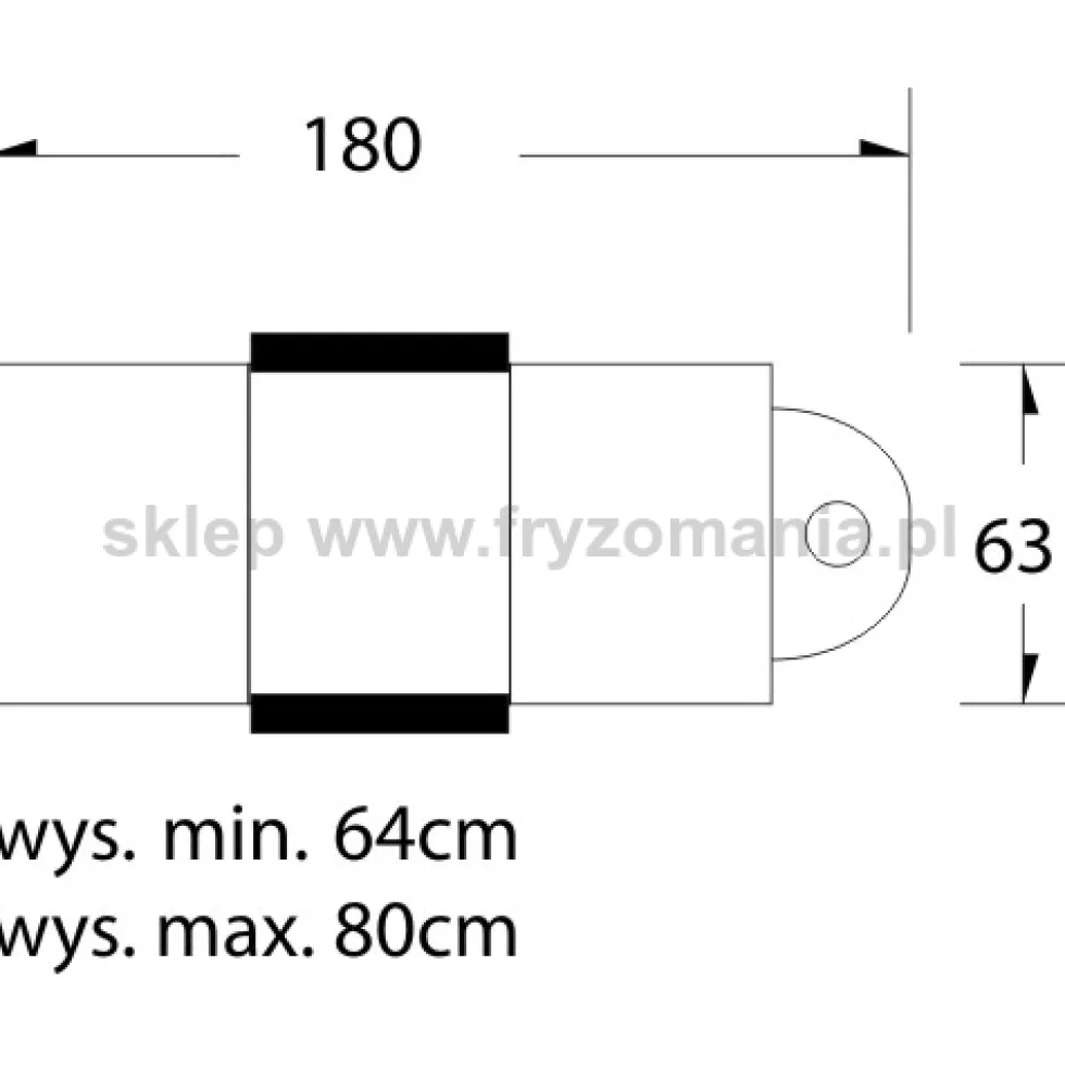 Activ A-210 Fotel kosmetyczny hydrauliczny, biały
