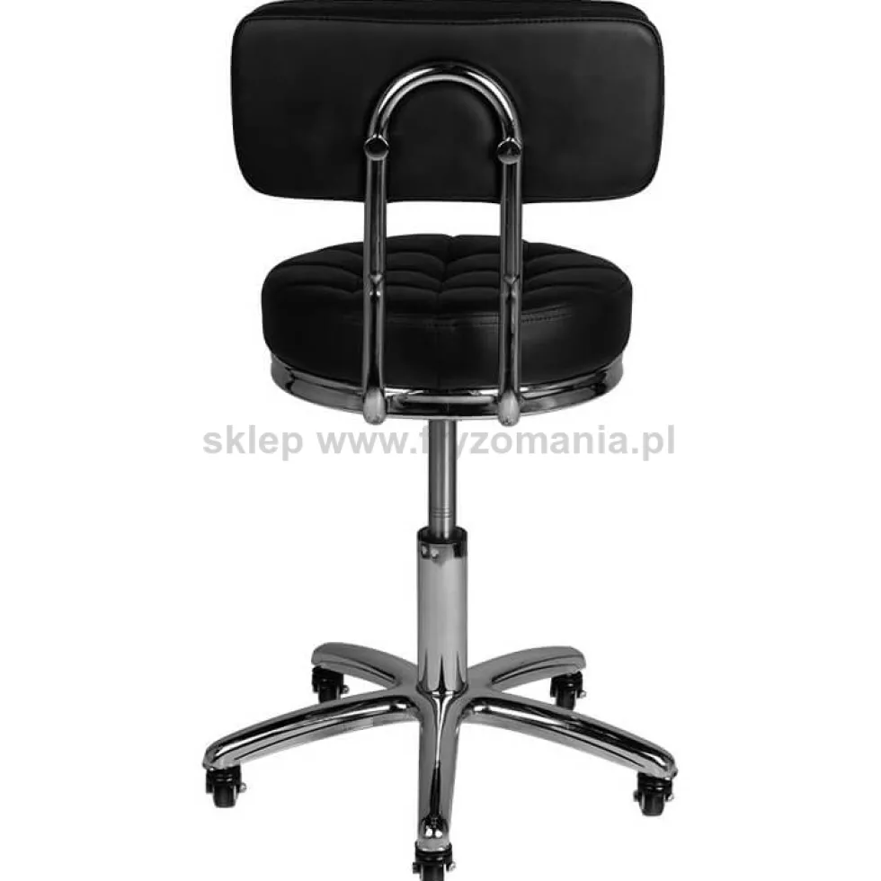 Activ AM-877 Taboret kosmetyczny, czarny