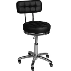 Activ AM-877 Taboret kosmetyczny, czarny