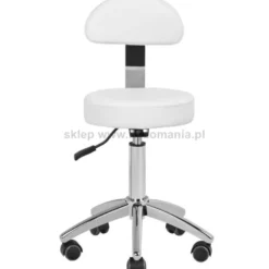 Activ Am-304 Taboret kosmetyczny biały lub czarny, dostępny w 48h