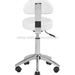 Activ Am-304 Taboret kosmetyczny biały lub czarny, dostępny w 48h