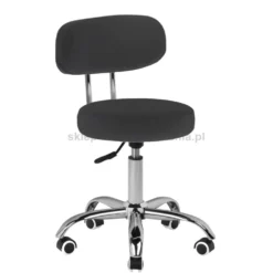 Activ A-007 Taboret kosmetyczny do pedicure czarny dostępny w 48h