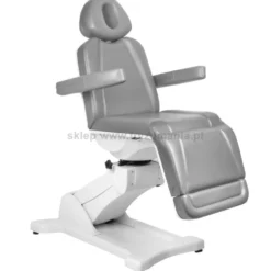 Activ AZZURRO 869A Fotel kosmetyczny, elektryczny, obrotowy, szary dostępny w 48h