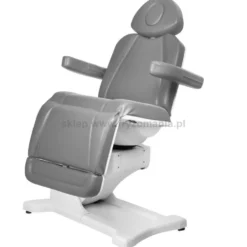 Activ AZZURRO 869A Fotel kosmetyczny, elektryczny, obrotowy, szary dostępny w 48h
