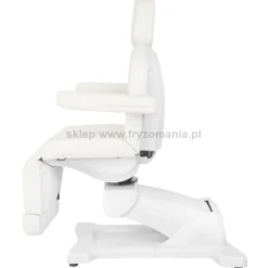 Activ AZZURRO 869A Fotel kosmetyczny, elektryczny, obrotowy, biały dostępny w 48h