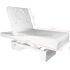 Activ AZZURRO 815B Leżanka kosmetyczna biała z podświetleniem LED dostępna w 48h