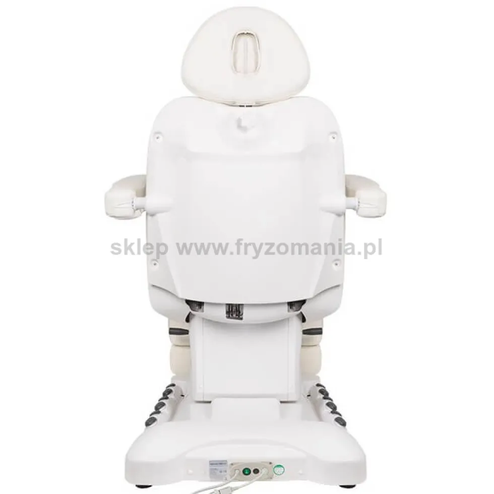 Activ Azzurro Fotel 708B Exclusive, fotel kosmetyczny elektryczny biały, dostępny w 48h