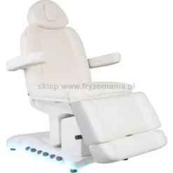 Activ Azzurro Fotel 708B Exclusive, fotel kosmetyczny elektryczny biały, dostępny w 48h