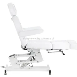 Activ Azzurro 706 Fotel kosmetyczny elektryczny biały, 1 siłownik, dostępny w 48h