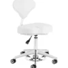 Activ Azzurro 156-F taboret kosmetyczny biały, dostępny w 48h