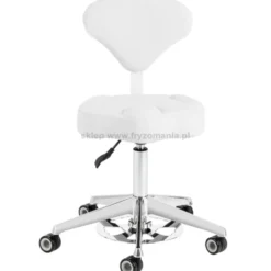 Activ Azzurro 156-F taboret kosmetyczny biały, dostępny w 48h