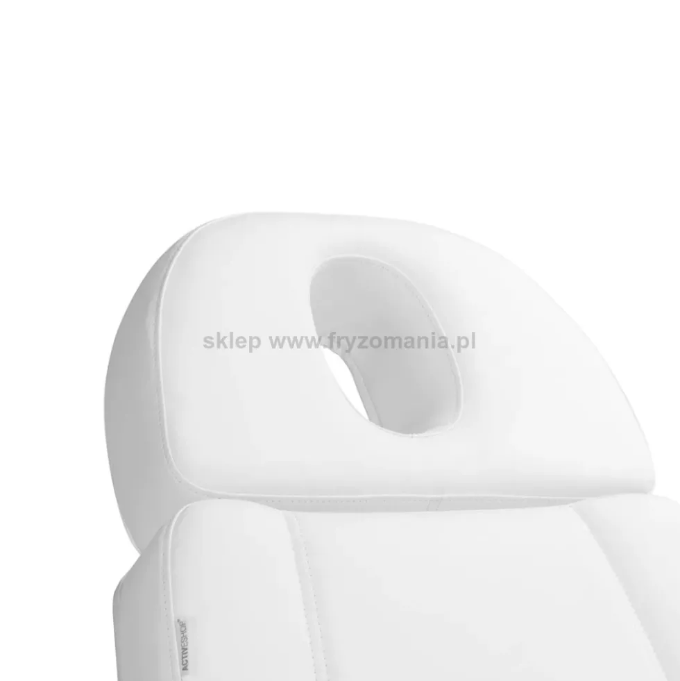 Activ Azzurro Lux Fotel kosmetyczny elektryczny z kołyską, biały, 4 siłowniki, dostępny w 48h