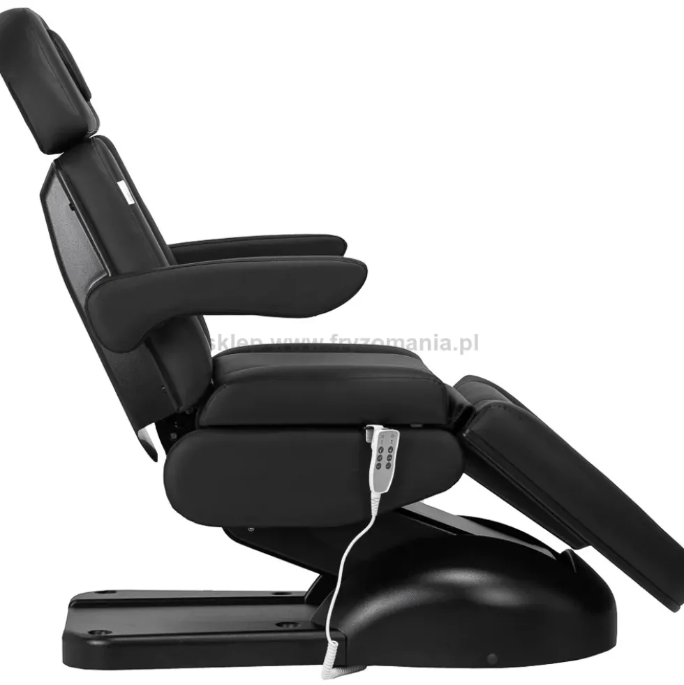 Activ Azzurro Lux Fotel kosmetyczny elektryczny, czarny, 3 siłowniki, dostępny w 48h
