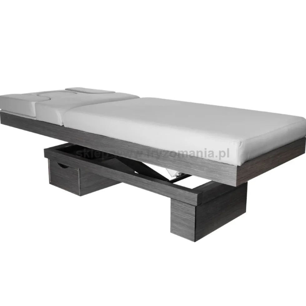 Activ AZZURRO WOOD 815A Leżanka kosmetyczna szara z podświetleniem LED dostępna w 48h