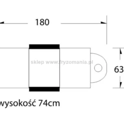 Activ Basic 202 Fotel kosmetyczny czarny z kuwetami