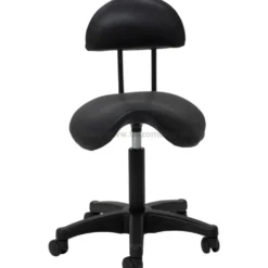 Activ 6001B taboret kosmetyczny czarny, dostępny w 48h