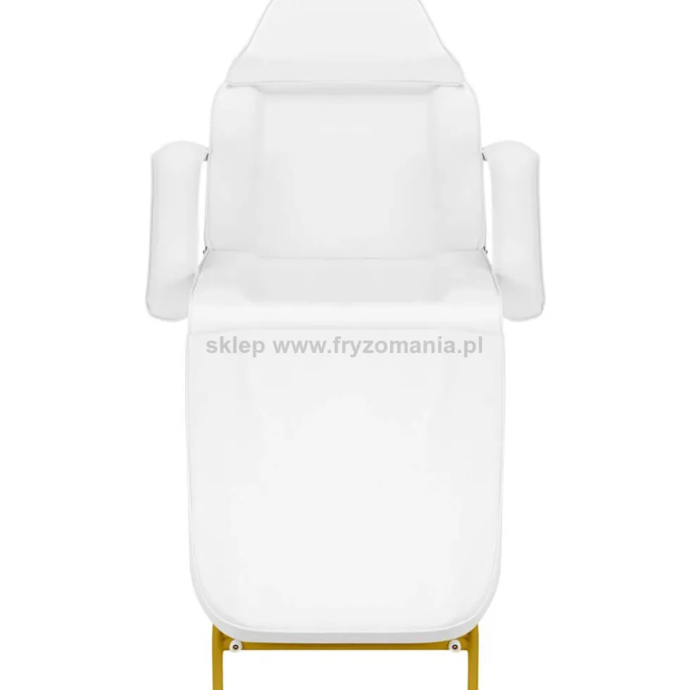 Activ 557G Fotel kosmetyczny złoto-biały z kuwetami