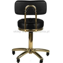 Activ Gold AM-961 Taboret kosmetyczny czarny