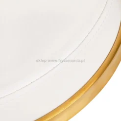 Activ H4 Taboret kosmetyczny, złoto-biały dostępny w 48h