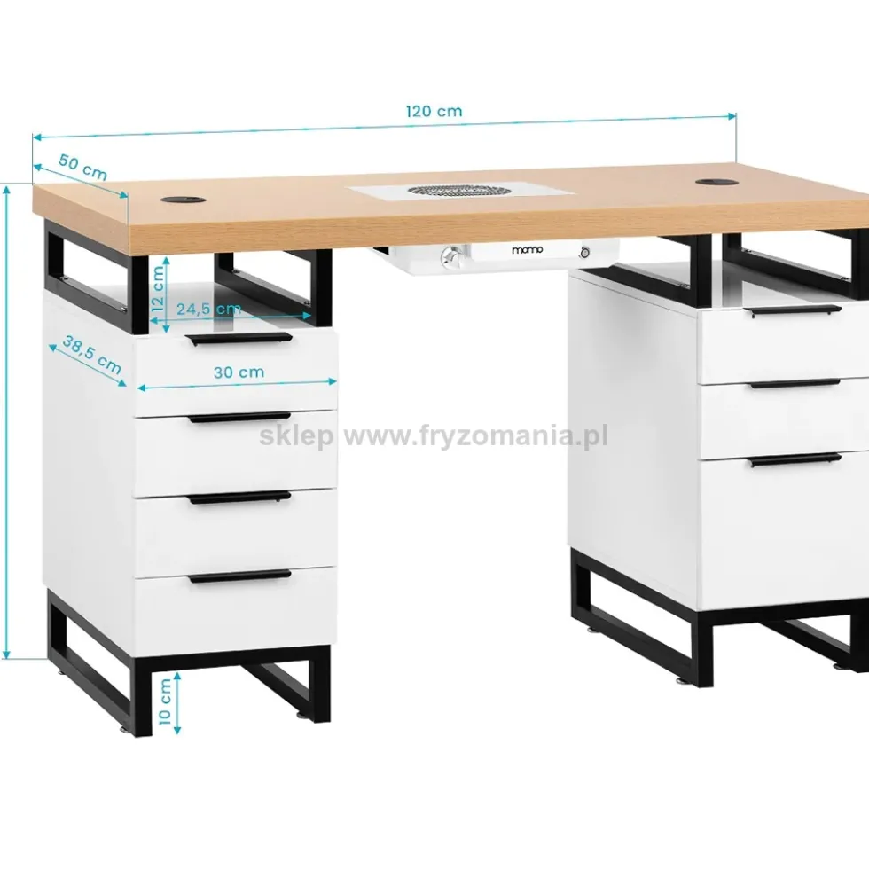 Activ MOMO L02 Biurko kosmetyczne z pochłaniaczem, dostępne w 48H