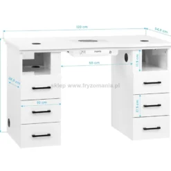 Activ MOMO L01 Biurko kosmetyczne z pochłaniaczem, dostępne w 48H