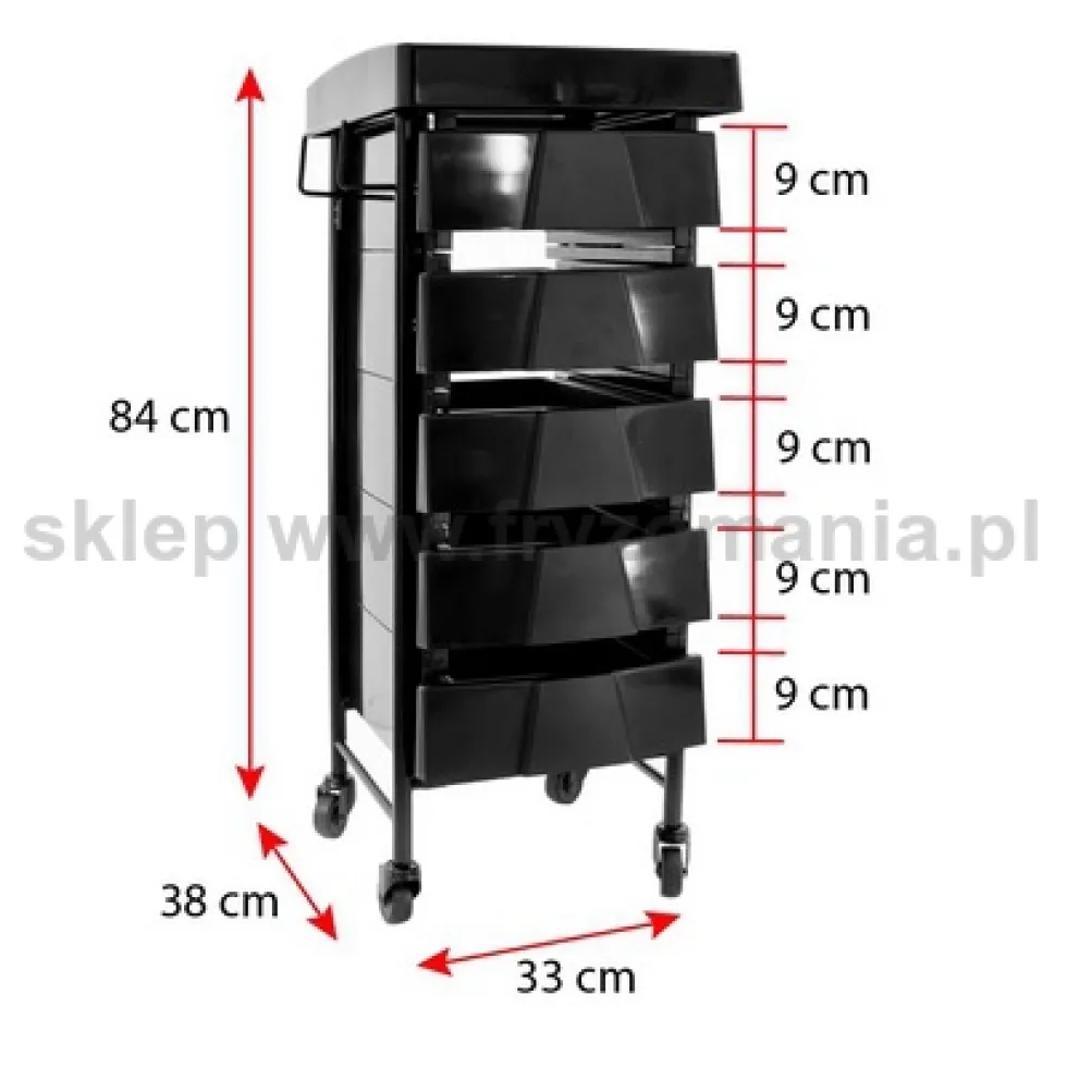 Activ 008 pomocnik fryzjerski kolor czarny dostępny w 48h