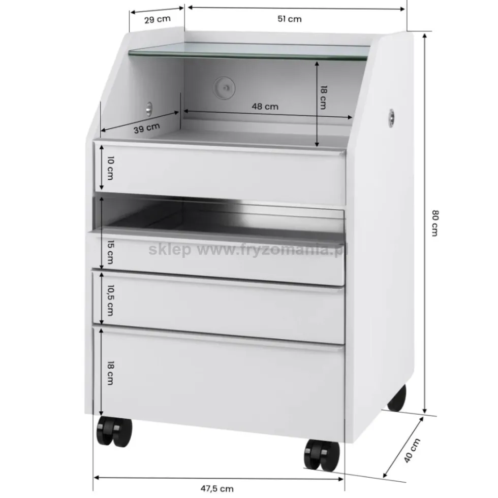 Activ 984 Pomocnik kosmetyczny biały, dostępny w 48H