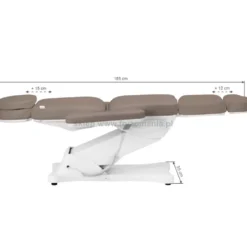 Activ Sillon Classic Fotel kosmetyczny elektryczny, Modern Brown, 3 siłowniki, dostępny w 48h