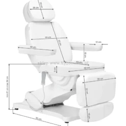 Activ Sillon Classic 2nd Edition Fotel kosmetyczny elektryczny, biały 3 siłowniki, dostępny w 48h
