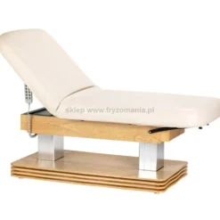 Activ Sillon Comfort Leżanka SPA kosmetyczna, kremowa z jasnobrązową podstawą, dostępna w 48H