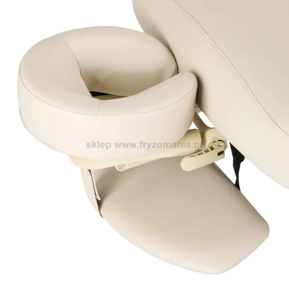 Activ Sillon Comfort Leżanka SPA kosmetyczna, kremowa z czarną podstawą, dostępna w 48H