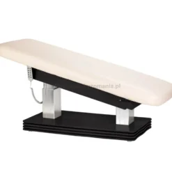 Activ Sillon Comfort Leżanka SPA kosmetyczna, kremowa z czarną podstawą, dostępna w 48H