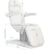 Activ Sillon Eclipse Fotel kosmetyczny elektryczny, biały, 4 siłowniki, dostępny w 48h