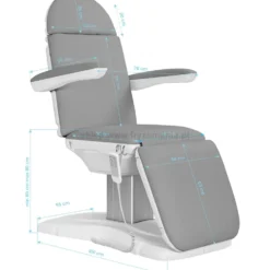 Activ Sillon Eclipse Fotel kosmetyczny elektryczny, szary, 3 siłowniki, dostępny w 48h