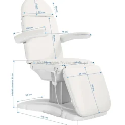 Activ Sillon Eclipse Fotel kosmetyczny elektryczny, biały, 3 siłowniki, dostępny w 48h