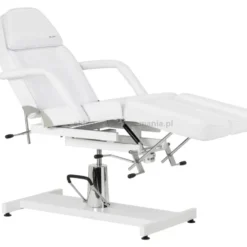 Activ Sillon 210 fotel kosmetyczny hydrauliczny, z kołyską i dzielonym podnóżkiem, biały, dostępny w 48h