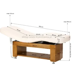 Activ Sillon Leisure Leżanka SPA kosmetyczna, kremowa, dostępna w 48H