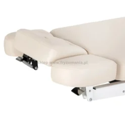 Activ Sillon Relax Leżanka SPA kosmetyczna, kremowa z czarną podstawą, dostępna w 48H