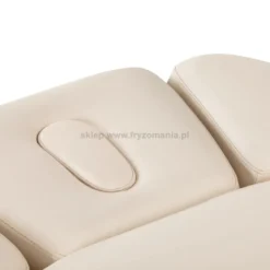 Activ Sillon Relax Leżanka SPA kosmetyczna, kremowa z czarną podstawą, dostępna w 48H