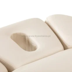 Activ Sillon Relax Leżanka SPA kosmetyczna, kremowa z czarną podstawą, dostępna w 48H