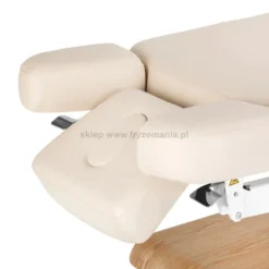 Activ Sillon Relax Leżanka SPA kosmetyczna, kremowa z jasnobrązową podstawą, dostępna w 48H