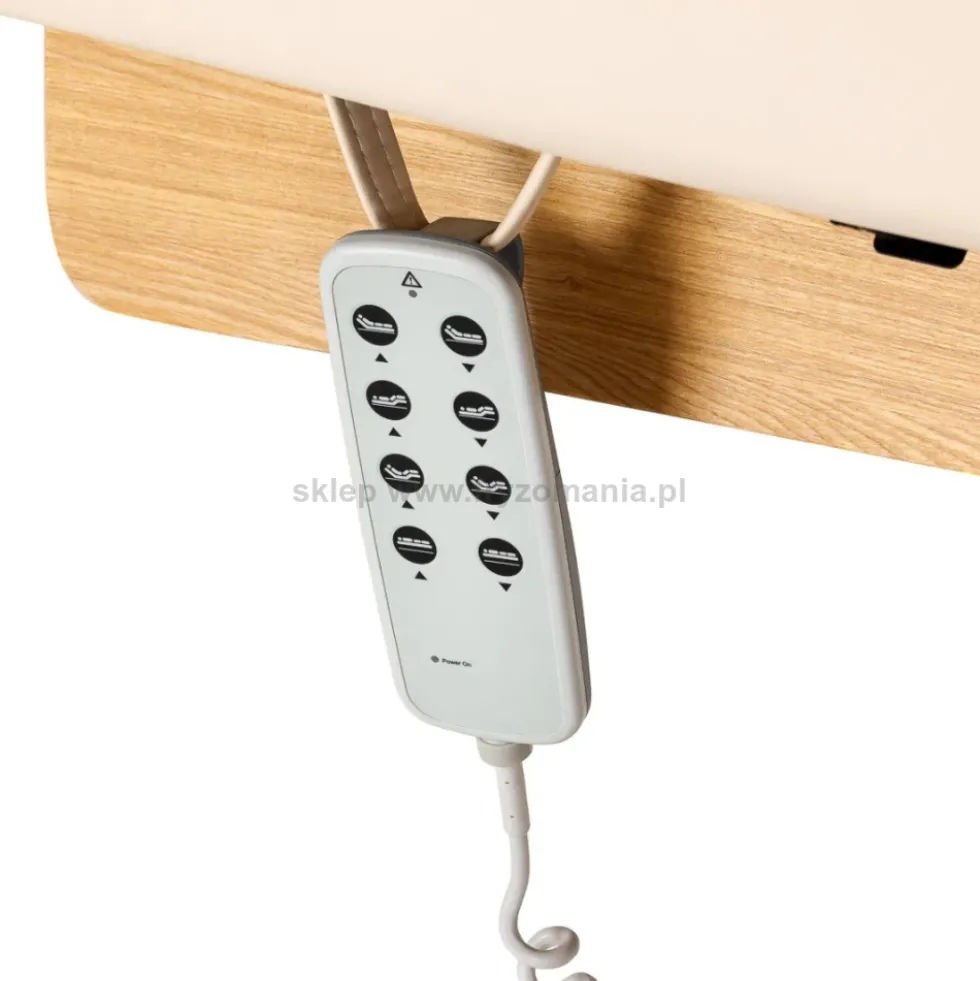 Activ Sillon Siesta Leżanka SPA kosmetyczna, kremowa z jasnobrązową podstawą, dostępna w 48H
