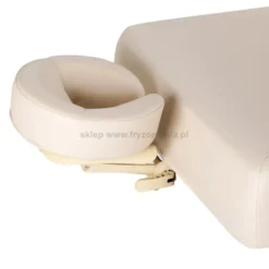Activ Sillon Siesta Leżanka SPA kosmetyczna, kremowa z jasnobrązową podstawą, dostępna w 48H