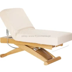 Activ Sillon Siesta Leżanka SPA kosmetyczna, kremowa z jasnobrązową podstawą, dostępna w 48H