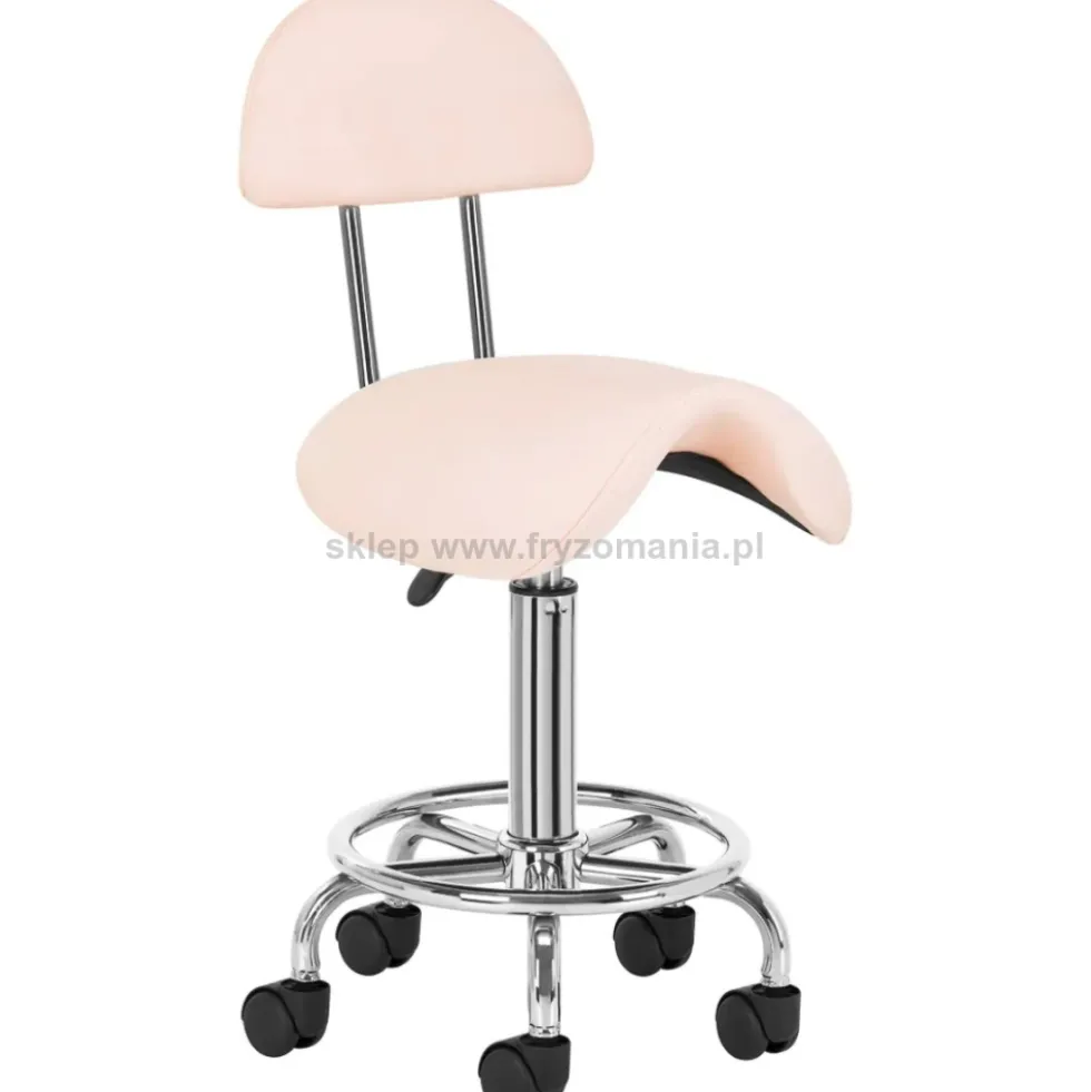 Activ 6001 Taboret kosmetyczny różowy, dostępny w 48H