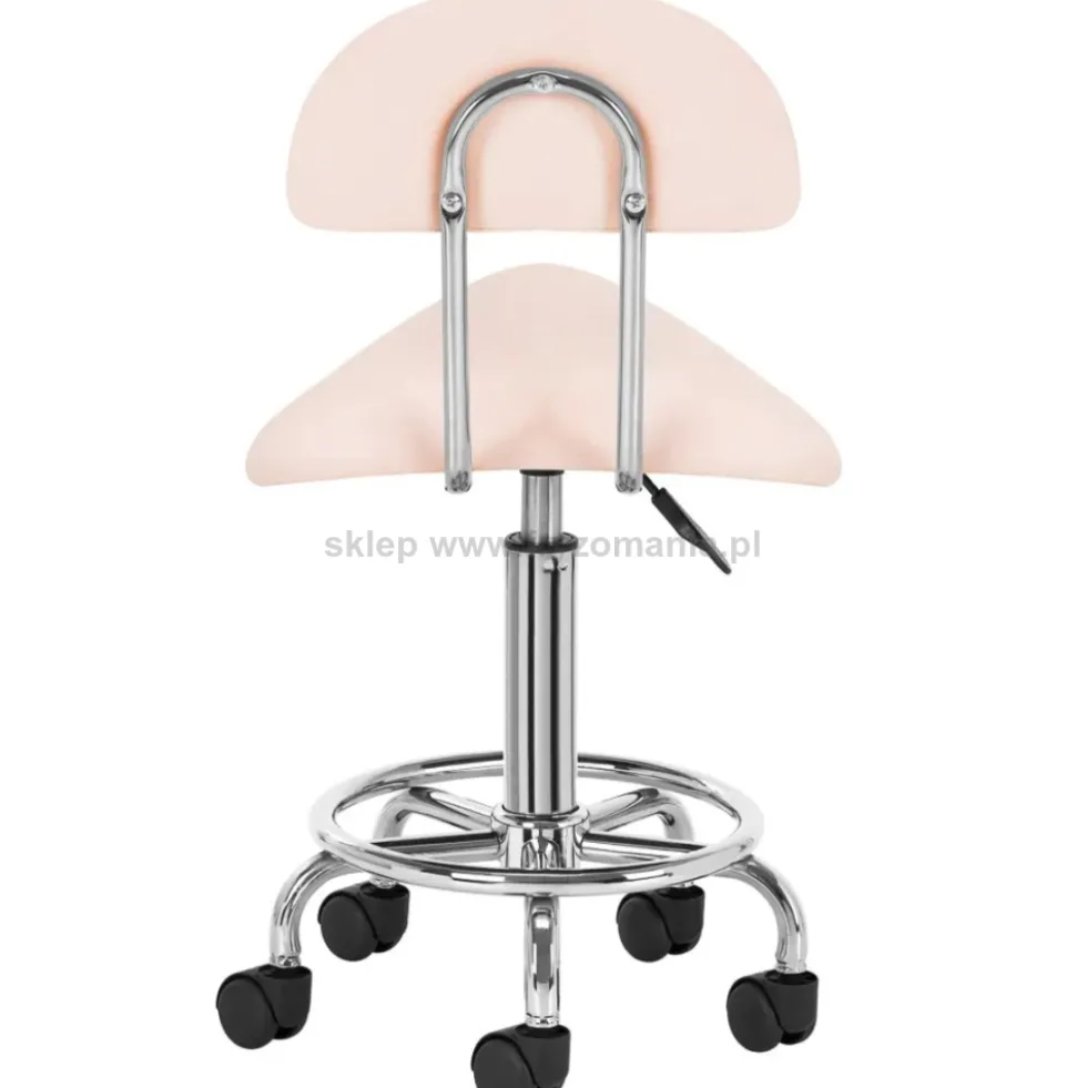 Activ 6001 Taboret kosmetyczny różowy, dostępny w 48H