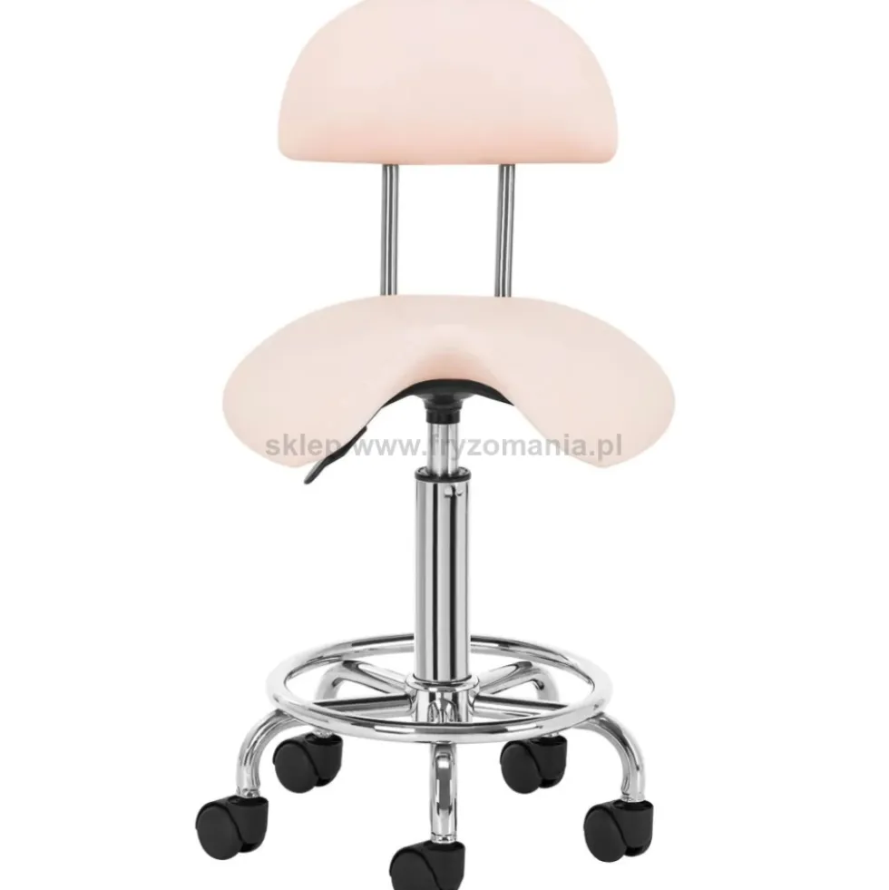 Activ 6001 Taboret kosmetyczny różowy, dostępny w 48H