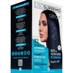 Alea Liso Supremo Zestaw do keratynowego prostowania włosów szampon, maska, krem, eliksir + akcesoria